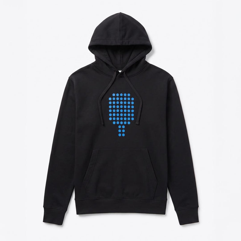 PICKLR NIKE BLACK DOTTED PADDLE HOODIE
